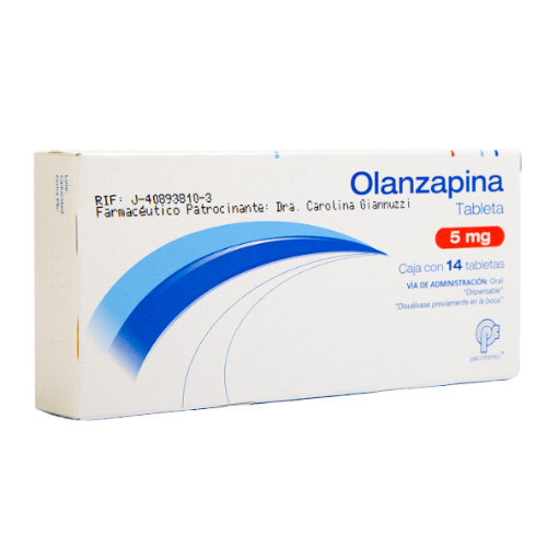OLANZAPINA 5MG TAB X 14 (PSICOFARMA)